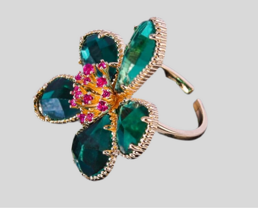Tropical Flower Ring