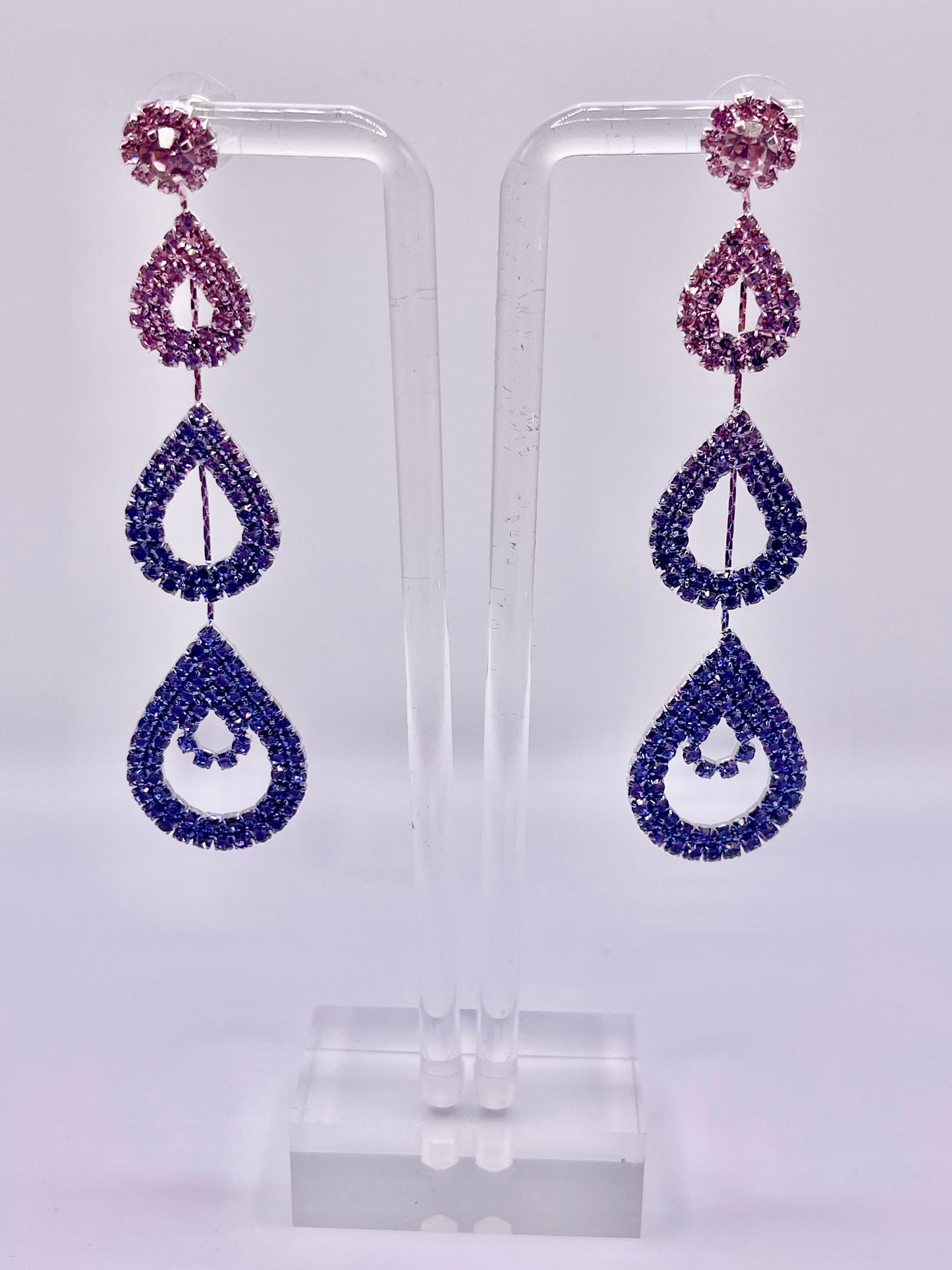 Purple Reign Drop Earrings