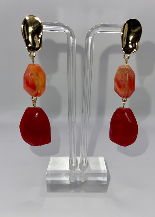 Hot Like Fire Drop Earrings