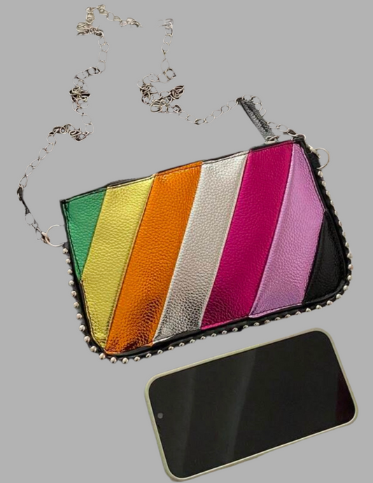 Lucky Charm Metallic Handbag