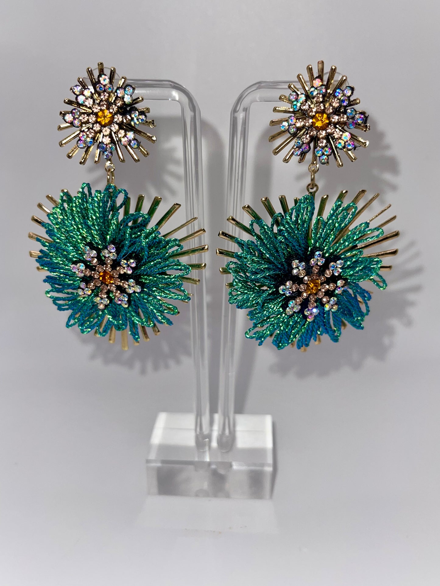ZenNia Flower Drop Earrings