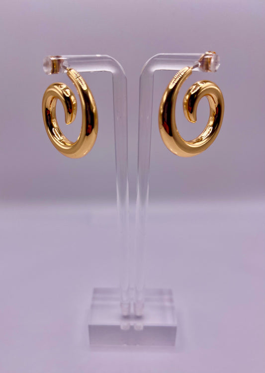 Koru Princess Swirl Earrings
