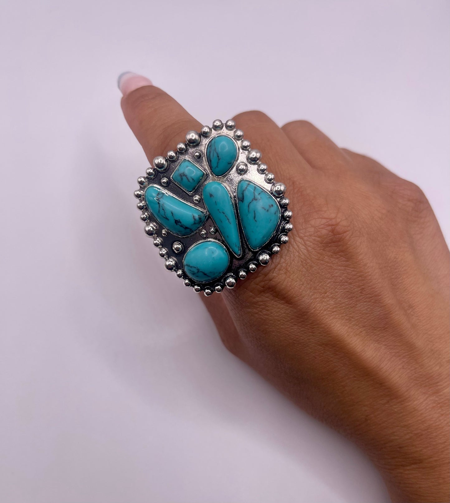 Make a Statement Turquoise Ring