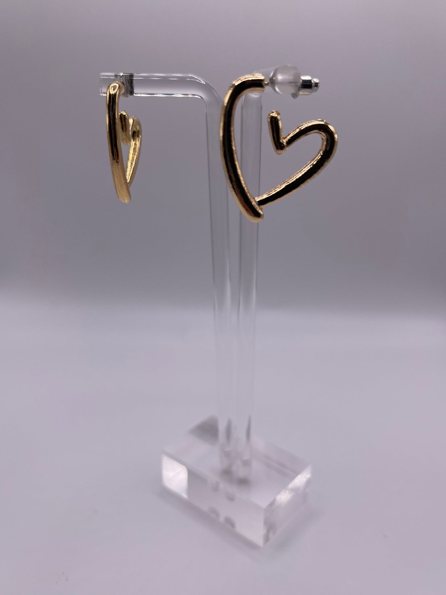 Lighthearted Gold Cuff Earrings