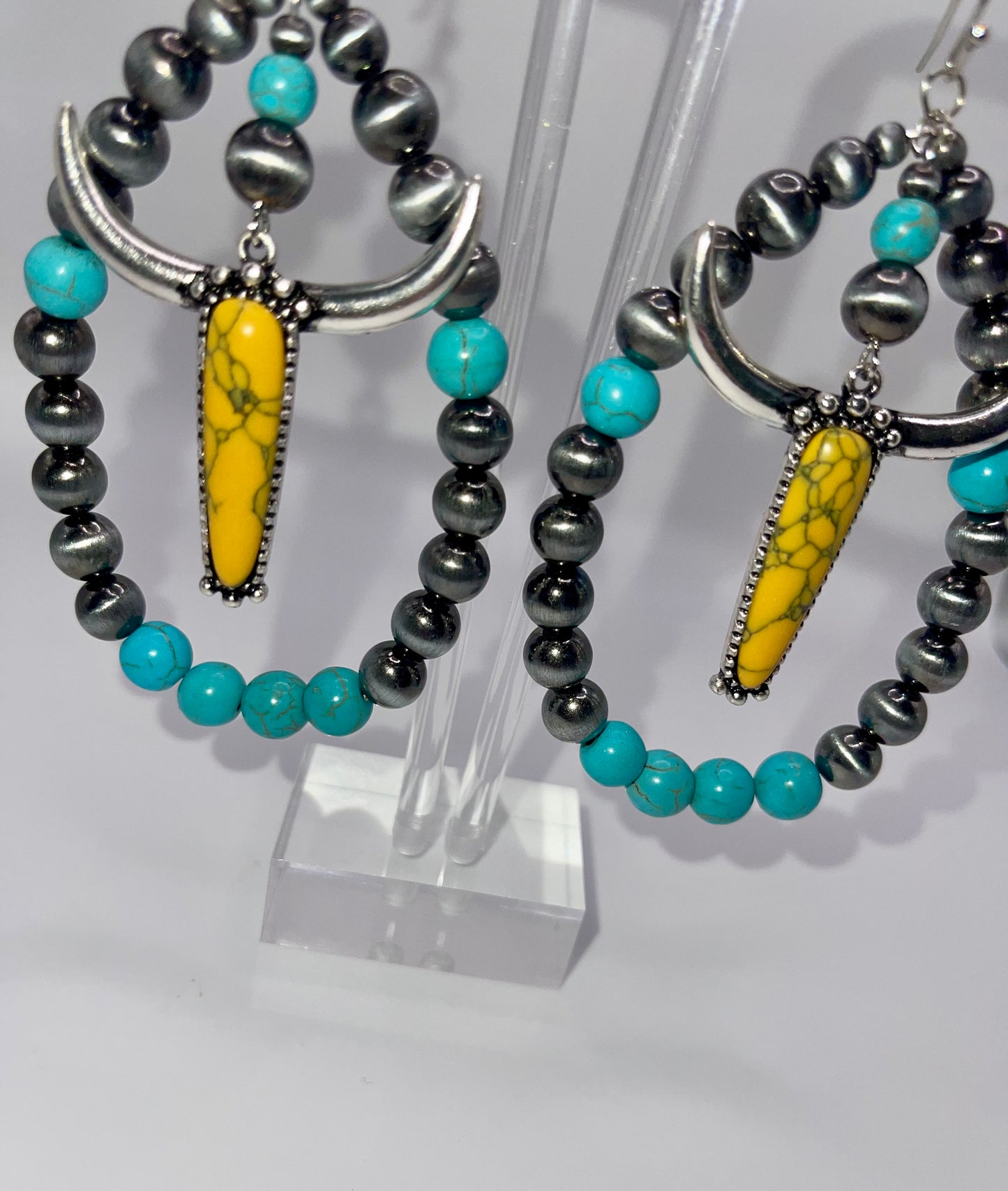 This Ain’t Texas Beaded Drop Earrings