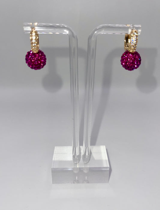 In a Barbie World Crystal Earrings