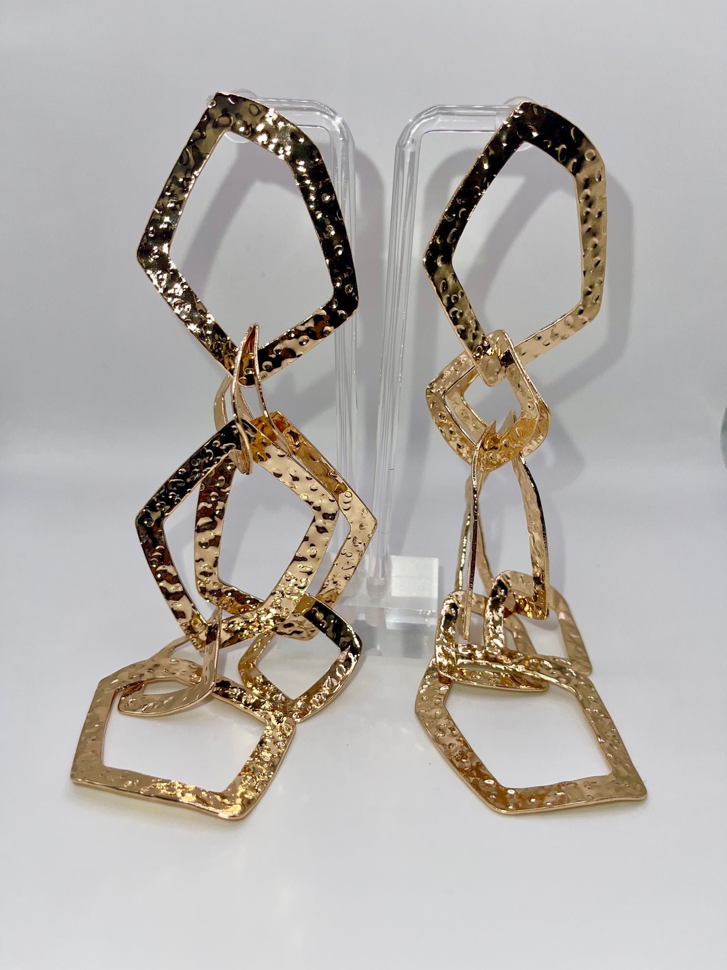 Sneaky Link Gold Drop Earrings
