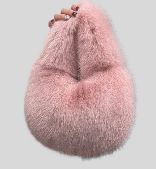 Are You Faux Real Fur Handbag