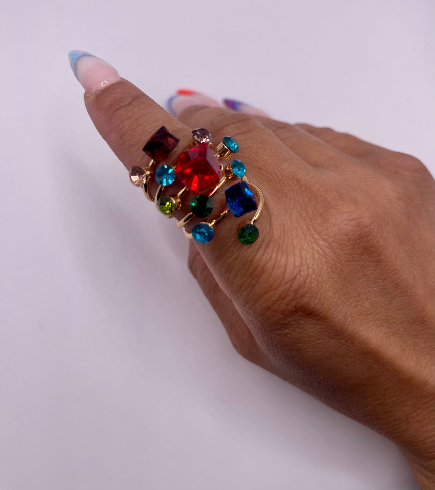 Renbogah Bangle and Ring Set