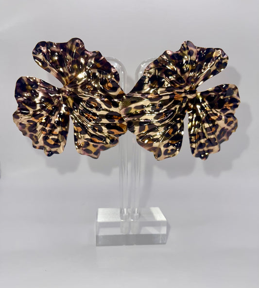 Spottie Dottie Floral Statement Earrings