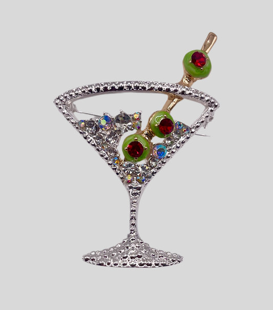 Queen Brooch - Martini