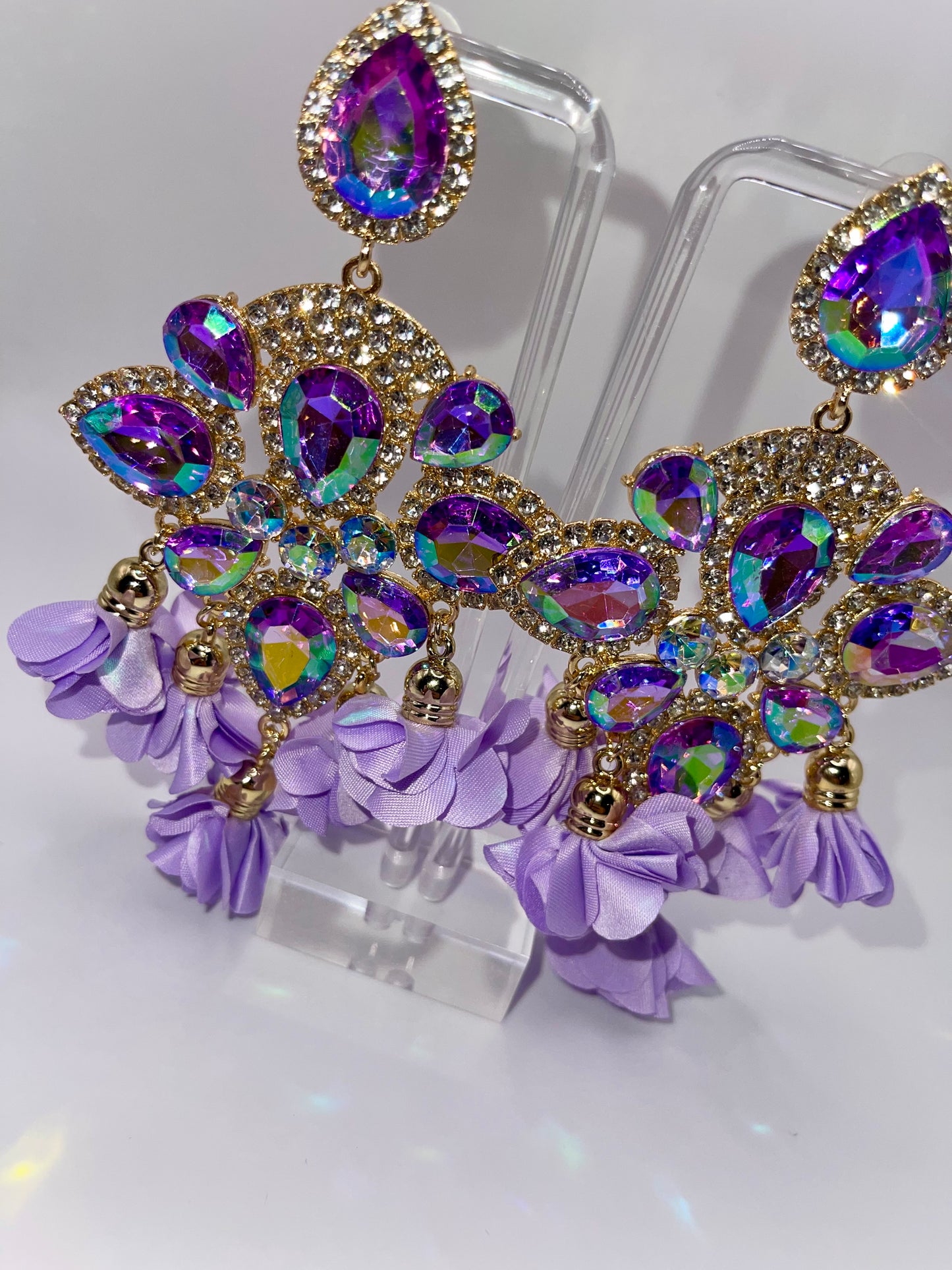 LUXE Petal Pusher Drop Earrings