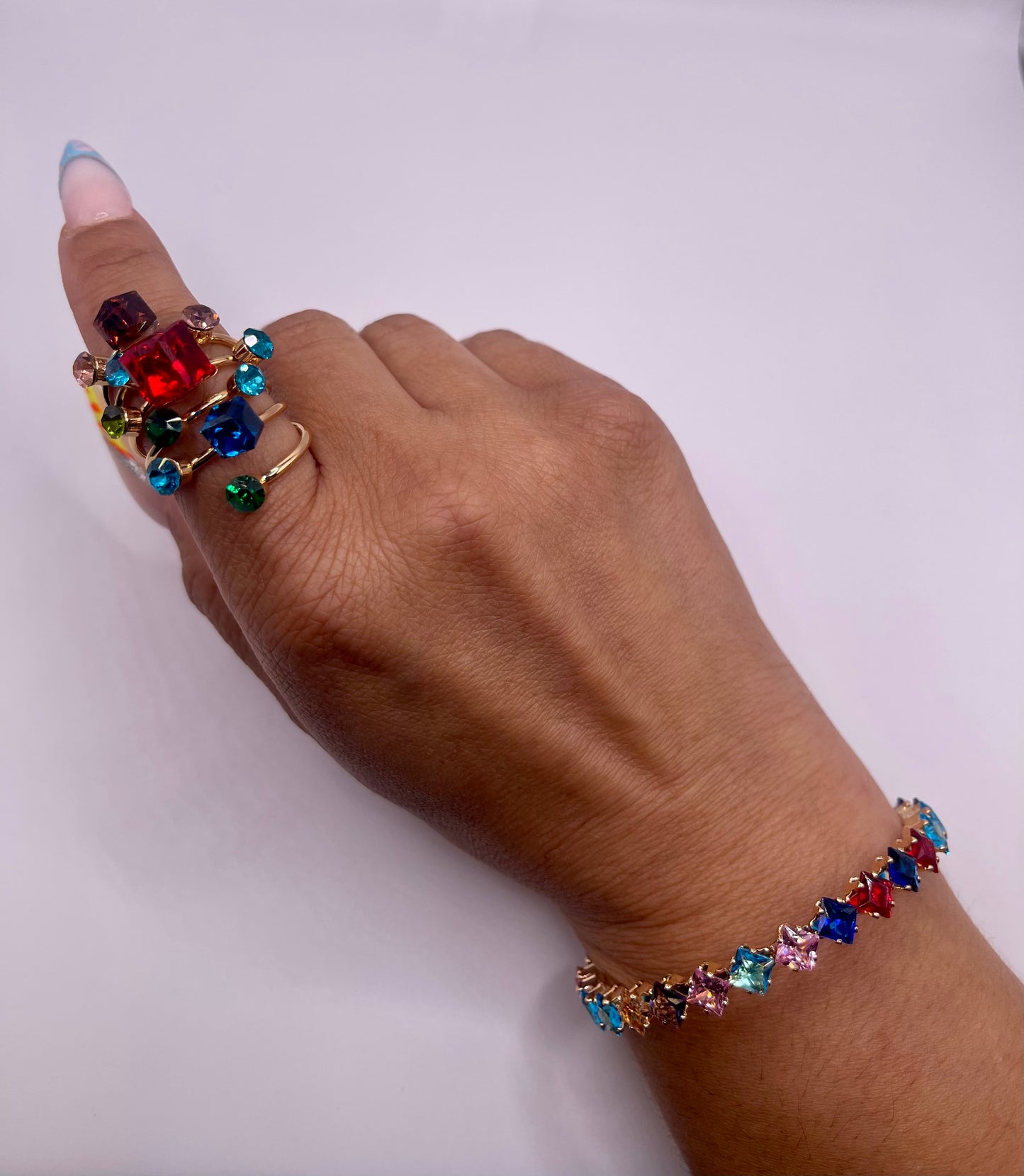 Renbogah Bangle and Ring Set