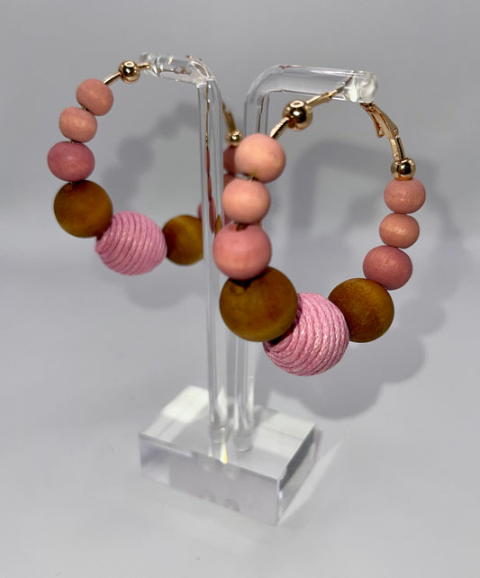 Wood You Bead Mine? Hoop Earrings