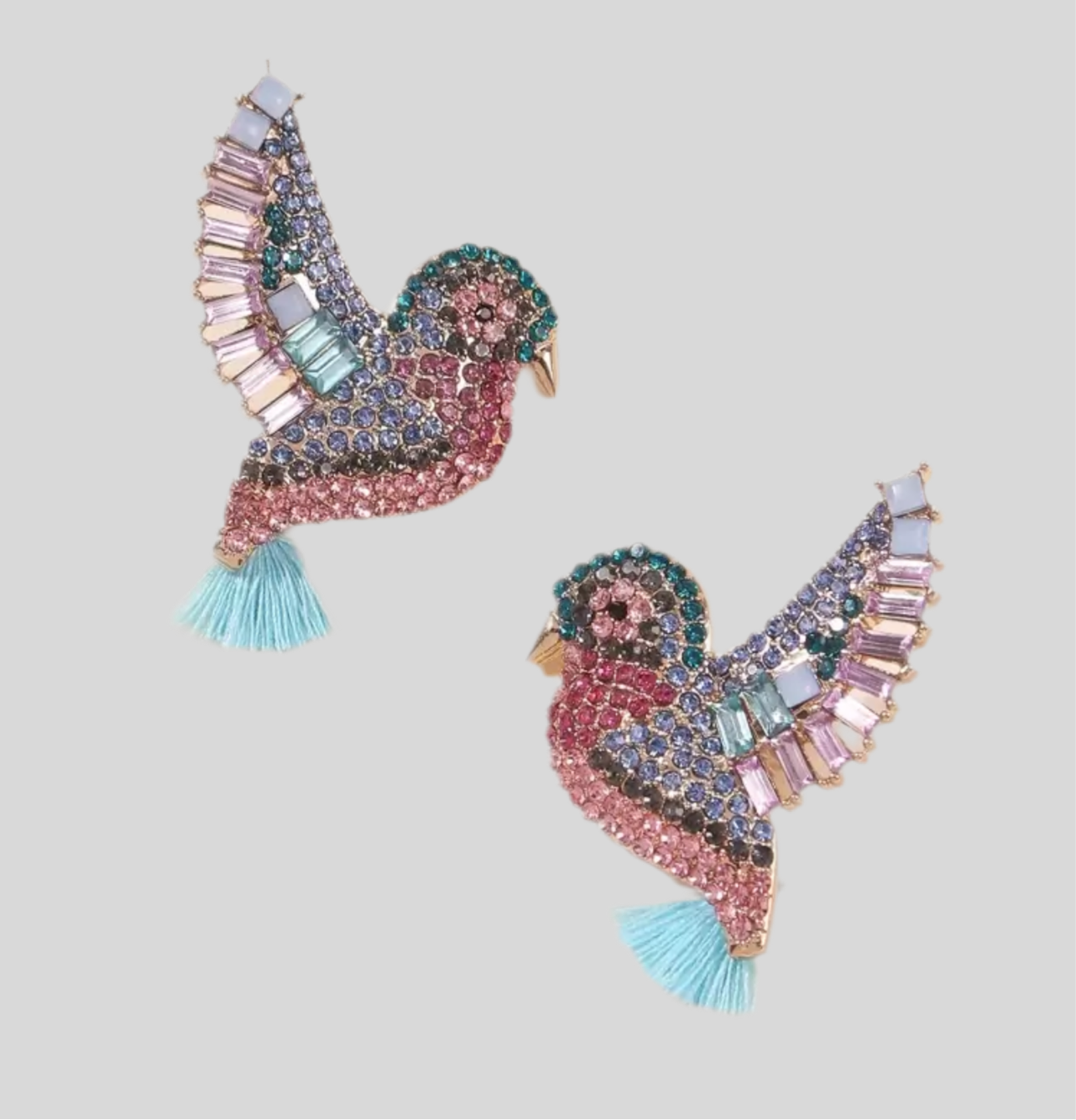 SunAngel Crystal Stud Earrings