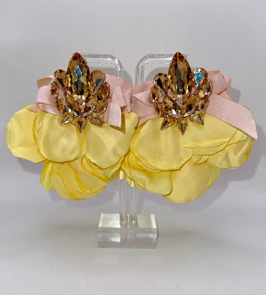 Pretty Petalons Crystal Drop Earrings