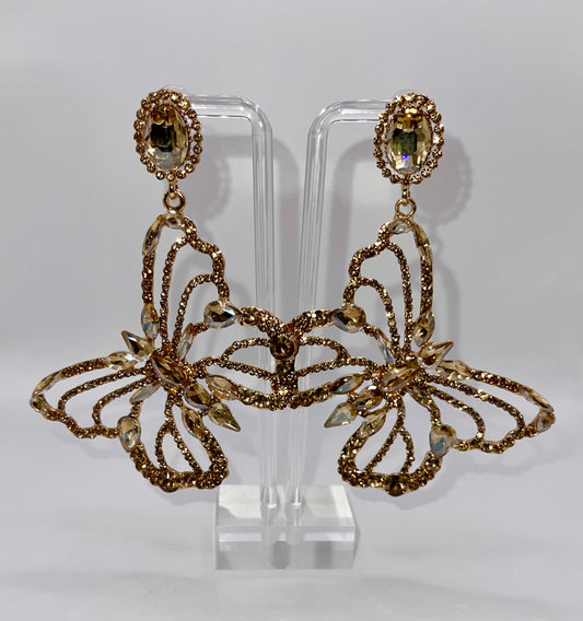 LUXE You Give Me Butterflies Drop Earrings