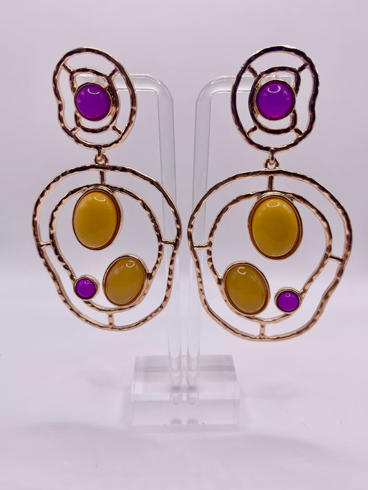 Radiate Gold Drop Earrings