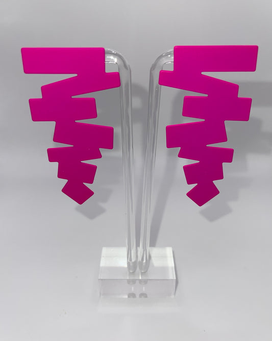 Scribble Up Drop Earrings