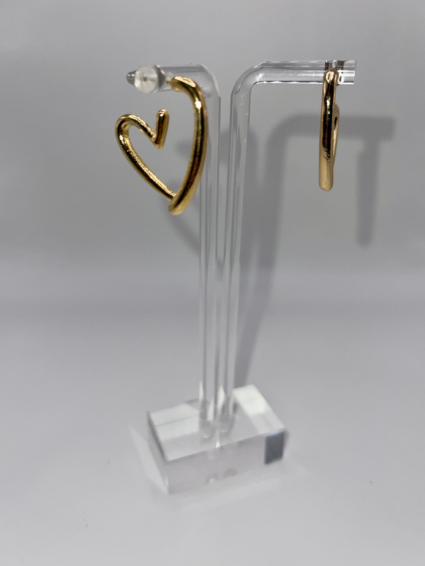Lighthearted Gold Cuff Earrings