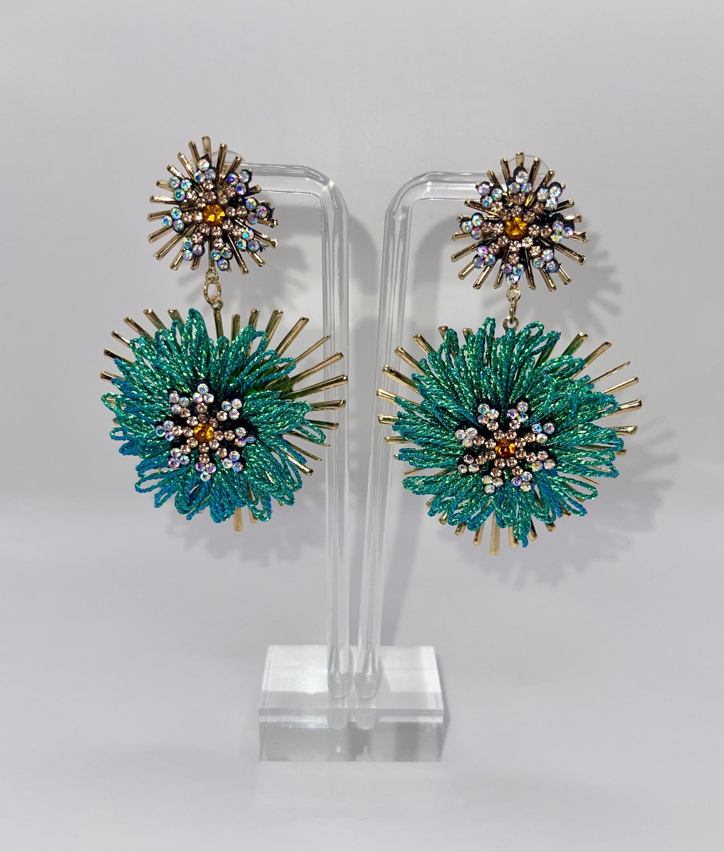 ZenNia Flower Drop Earrings