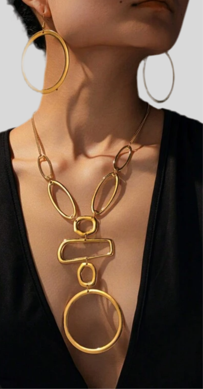 Say it With Your Chest Statement Necklace Set
