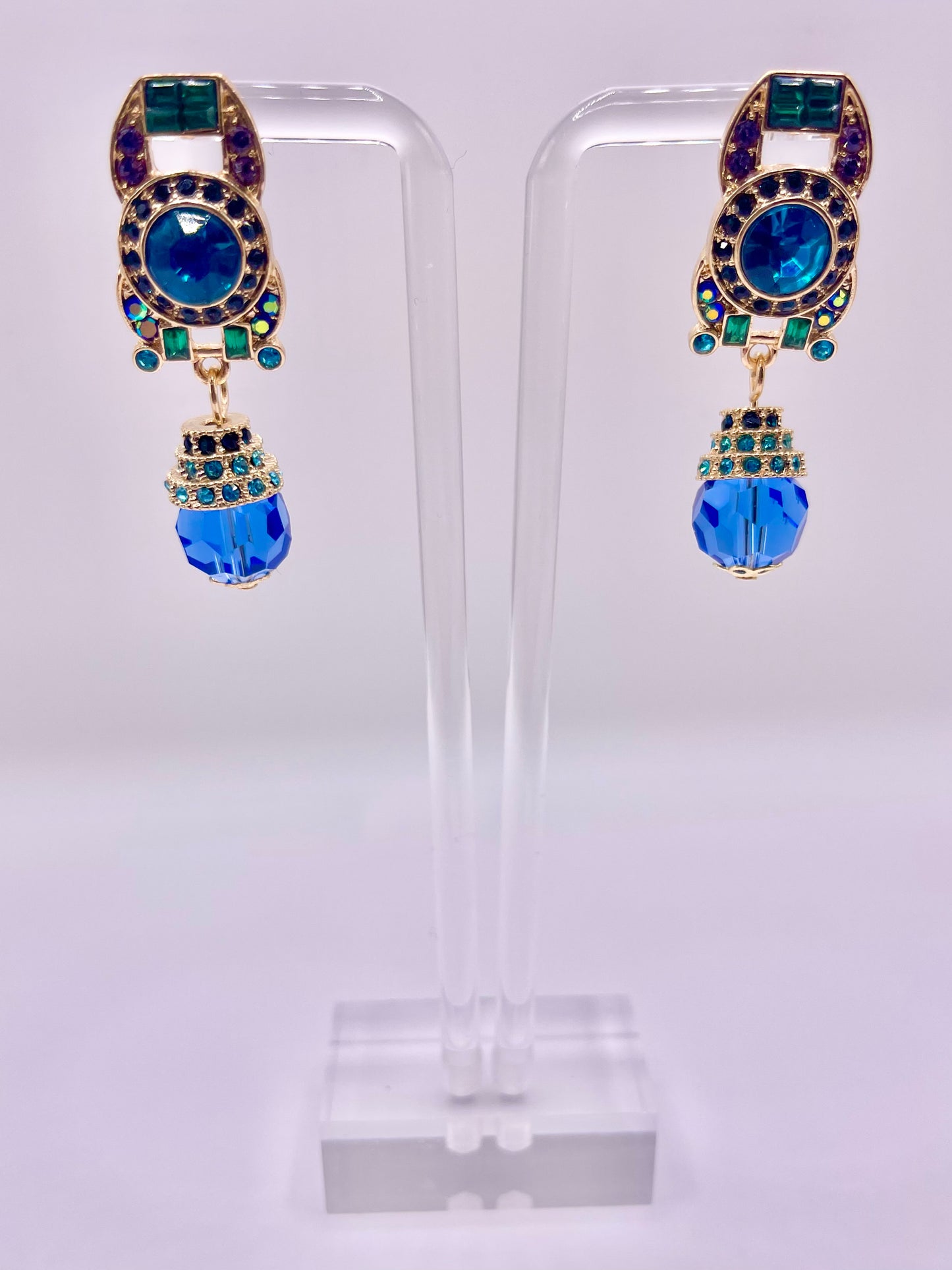 Cleopatra Gold Drop Earrings