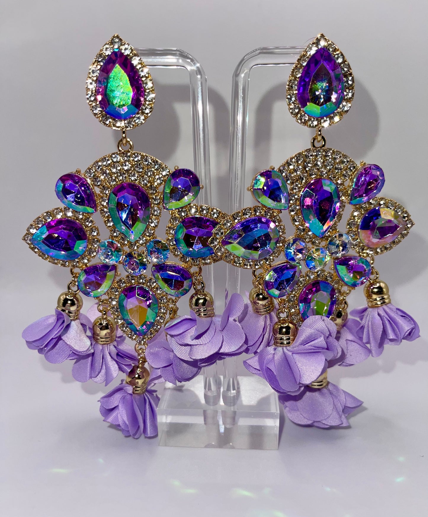 LUXE Petal Pusher Drop Earrings