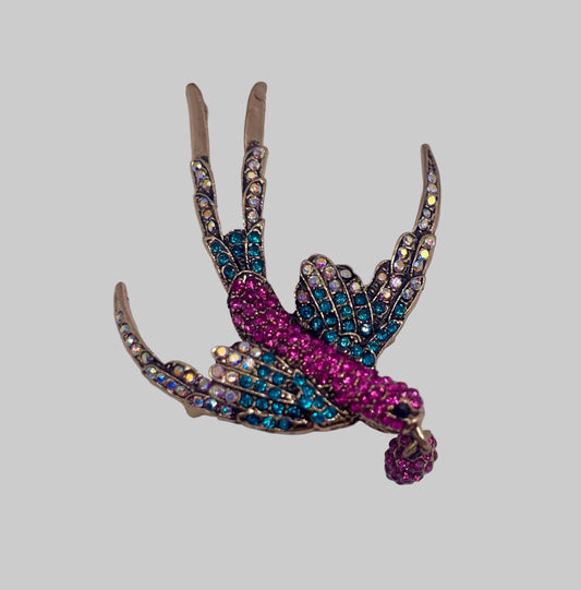 Queen Brooch - Bird Beauty