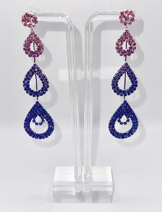 Purple Reign Drop Earrings