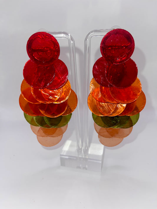 Tip the Scales Drop Earrings