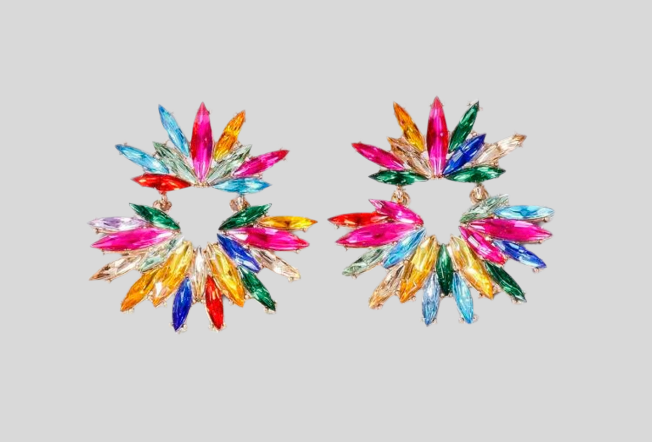 KaBloom Rainbow Dangle Earrings