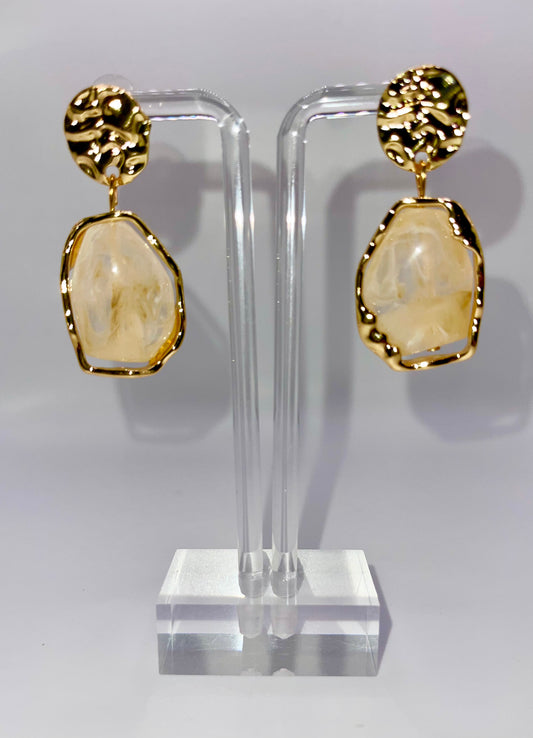 She’s Demure Gold Drop Earrings