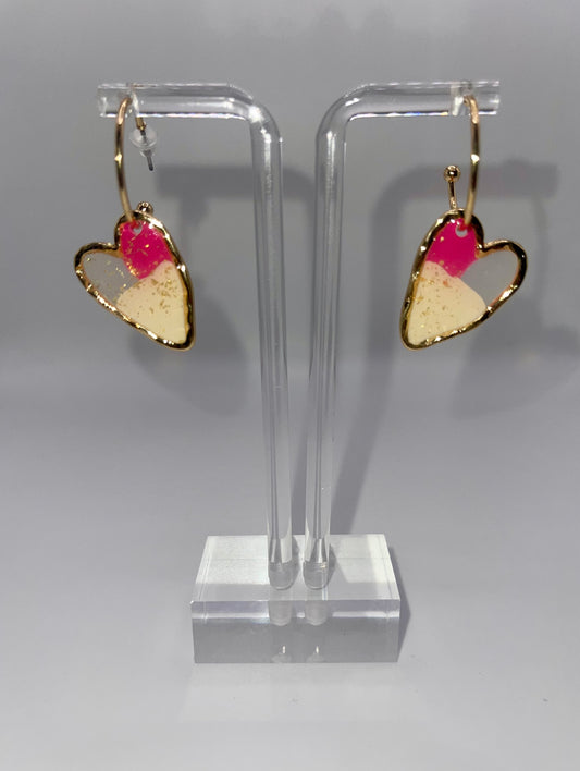 Heart to Heart Drop Earrings