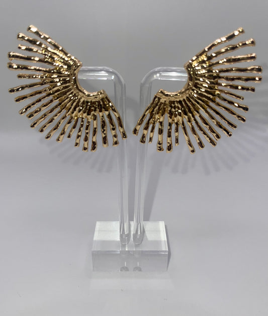 My Sunshine Gold Stud Earrings