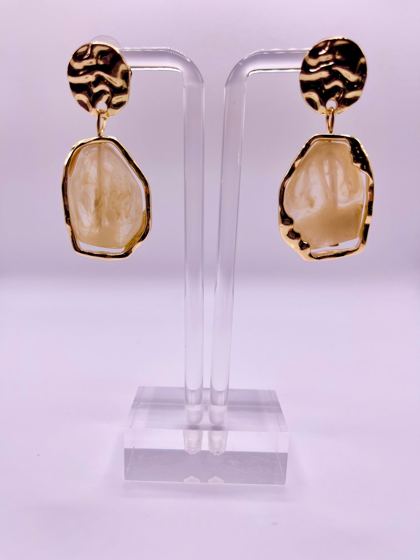 She’s Demure Gold Drop Earrings