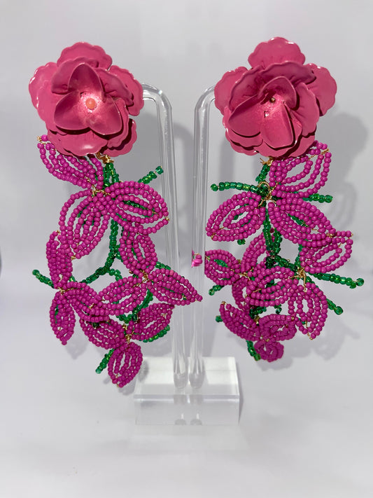 Adore Her Floral Drop Earrings