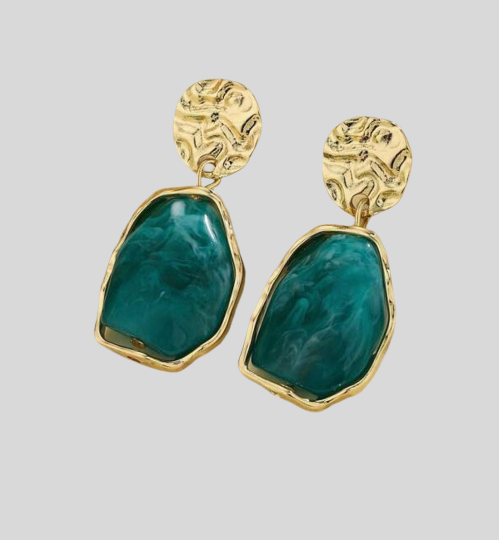 She’s Demure Gold Drop Earrings
