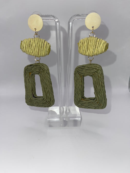 Woven Together Forever Drop Earrings