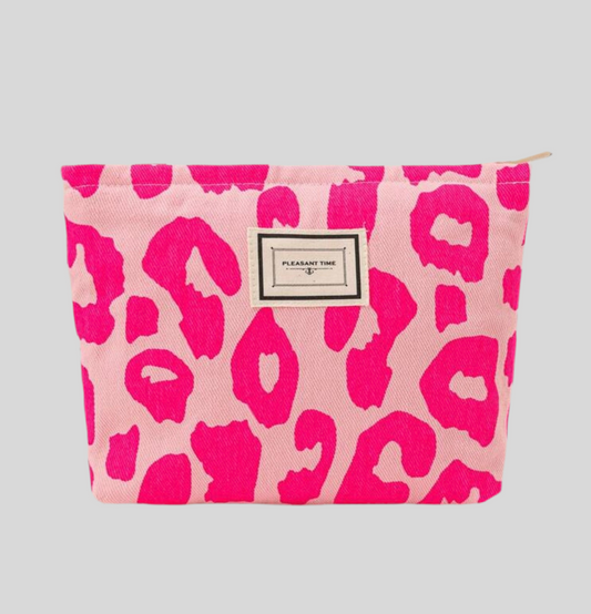 Hot Leopard Cosmetic Bag