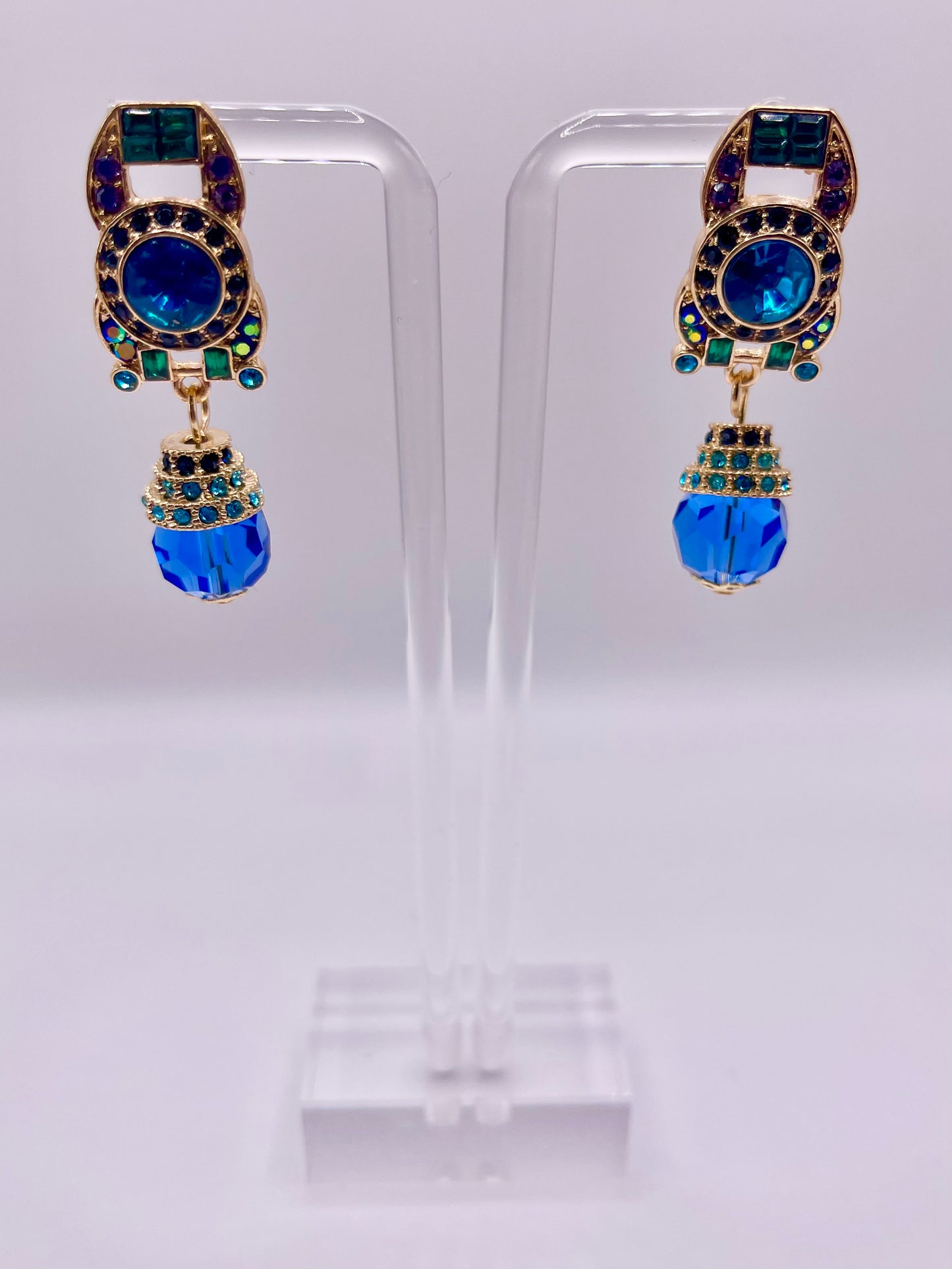 Cleopatra Gold Drop Earrings