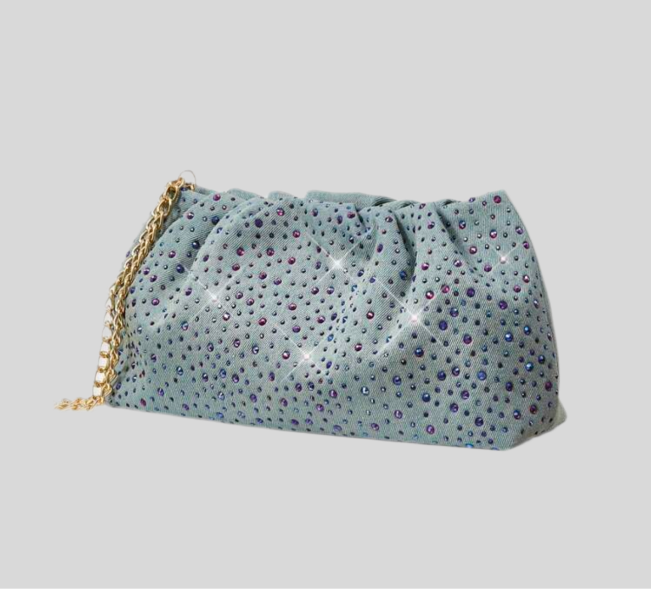 Diamanté Demim Handbag