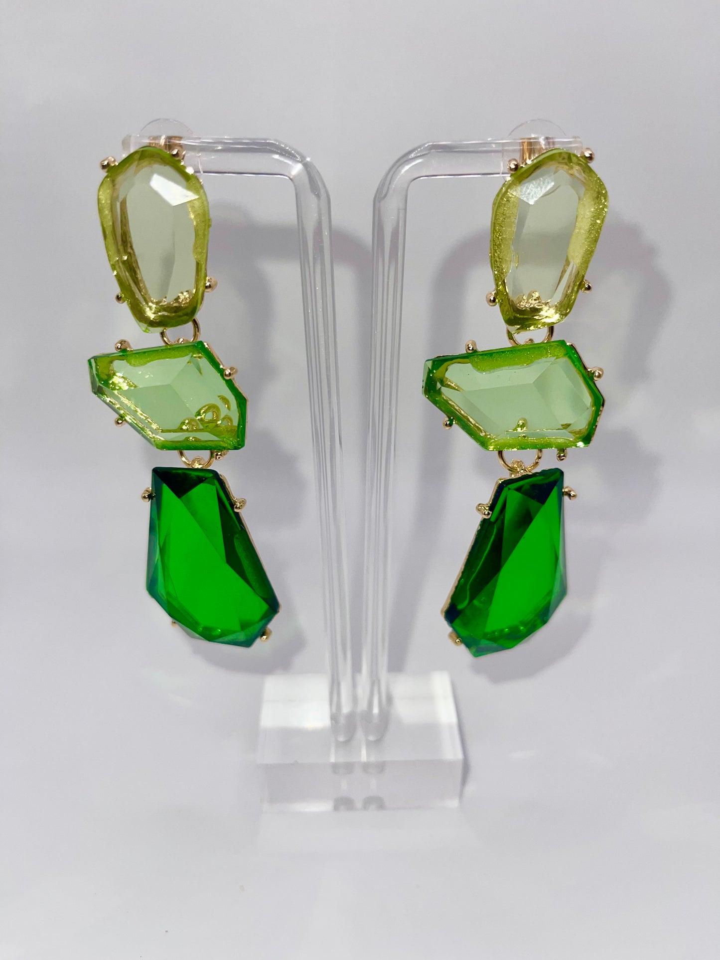 Lemon Lime Citrus Drop Earrings