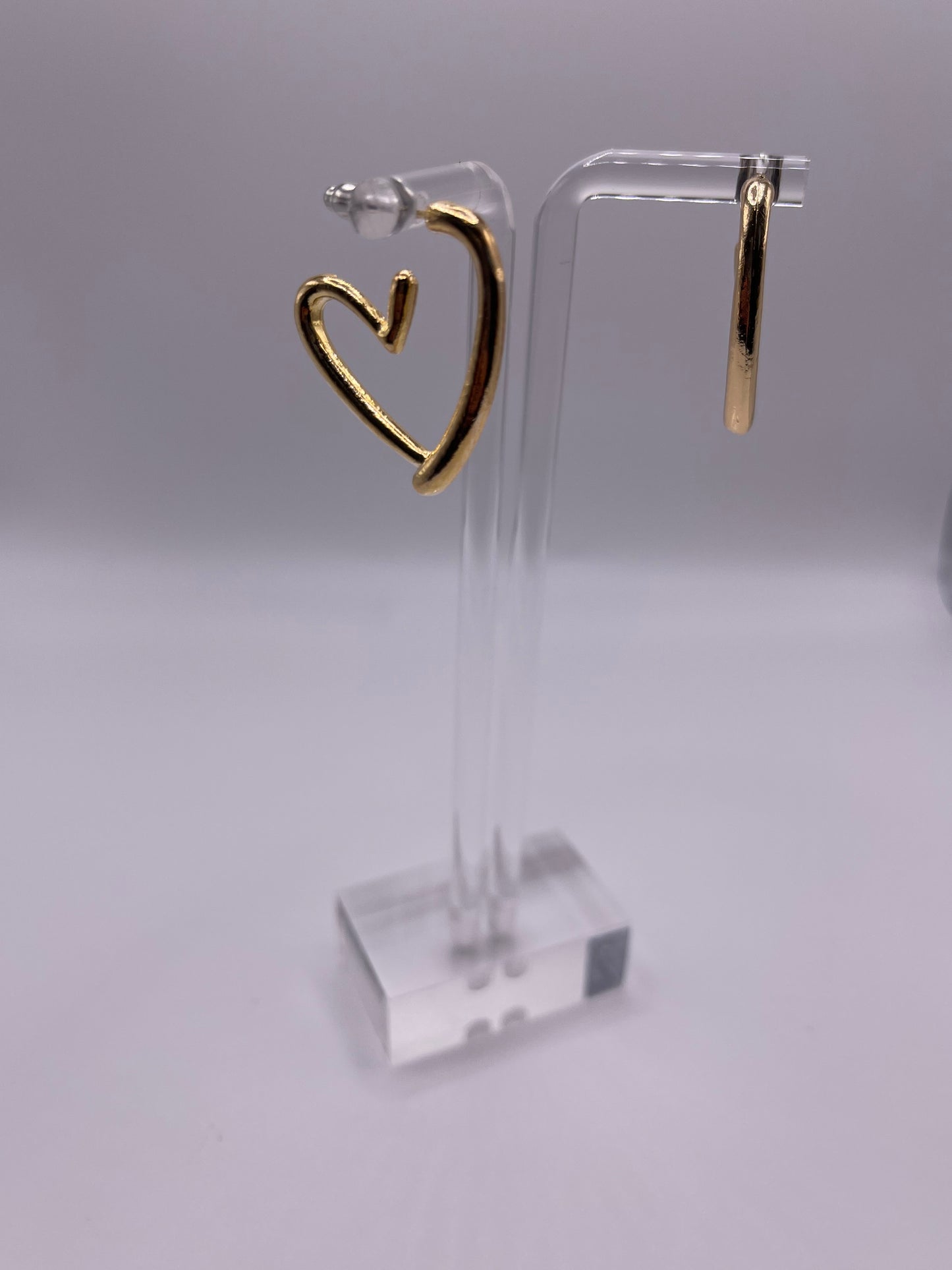 Lighthearted Gold Cuff Earrings