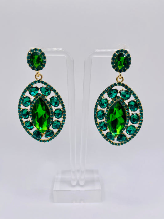 Money Green with Envy Drop Earrings