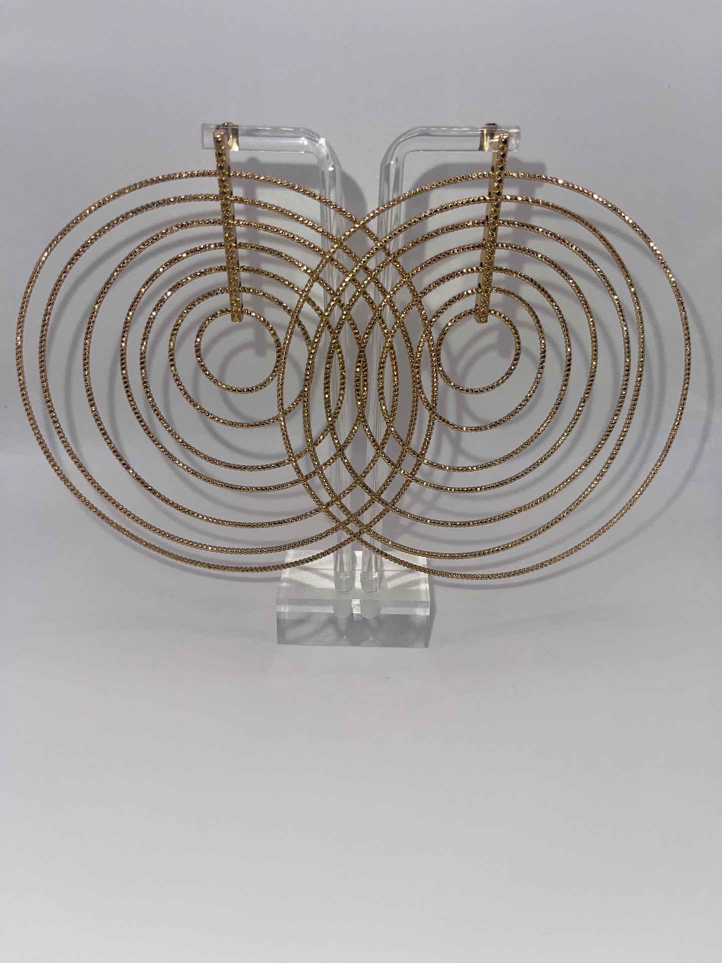 Round The Way Girl Gold Earrings