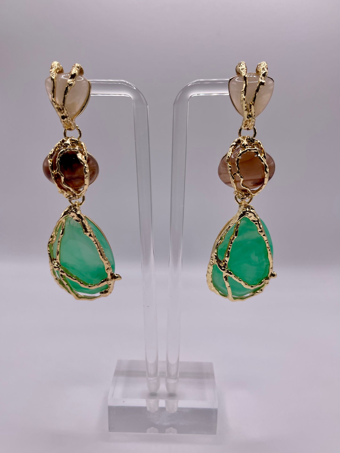 Jaded Drop Earrings