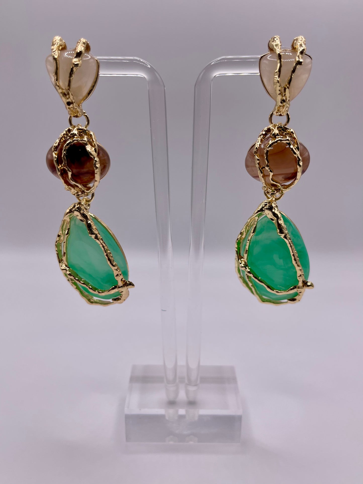 Jaded Drop Earrings