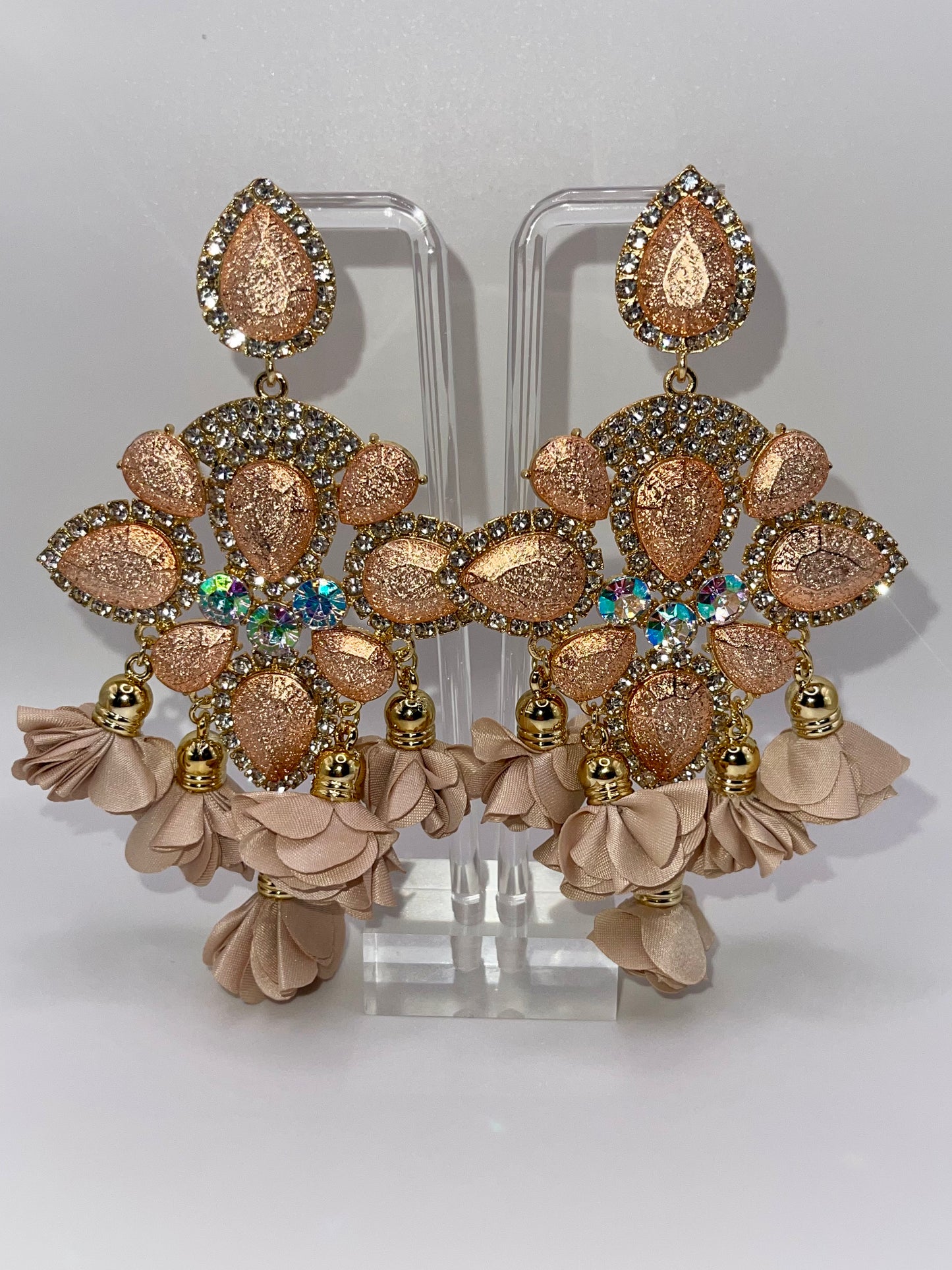 LUXE Petal Pusher Drop Earrings