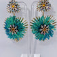 ZenNia Flower Drop Earrings